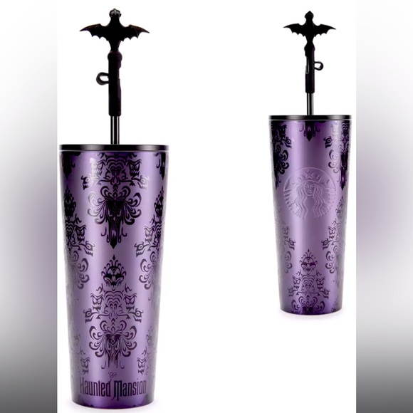 Starbucks Accessories - Haunted Mansion 24oz Stainless Steel Starbucks Tumbler with Straw SoldOut Online
